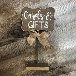 Cards & Gifts sign - Wedding Decor 👰💍